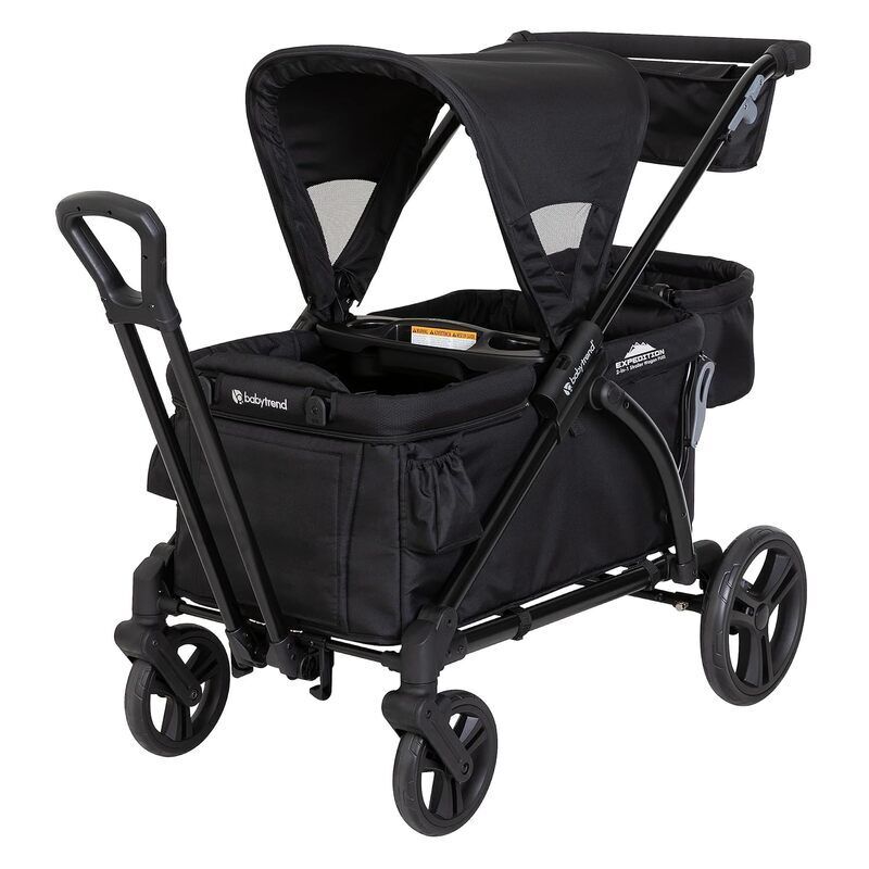 Baby Trend Expedition 2-in-1 Kinderwagen Wagon Plus Ultra Black für 2 Kinder - 090014035884