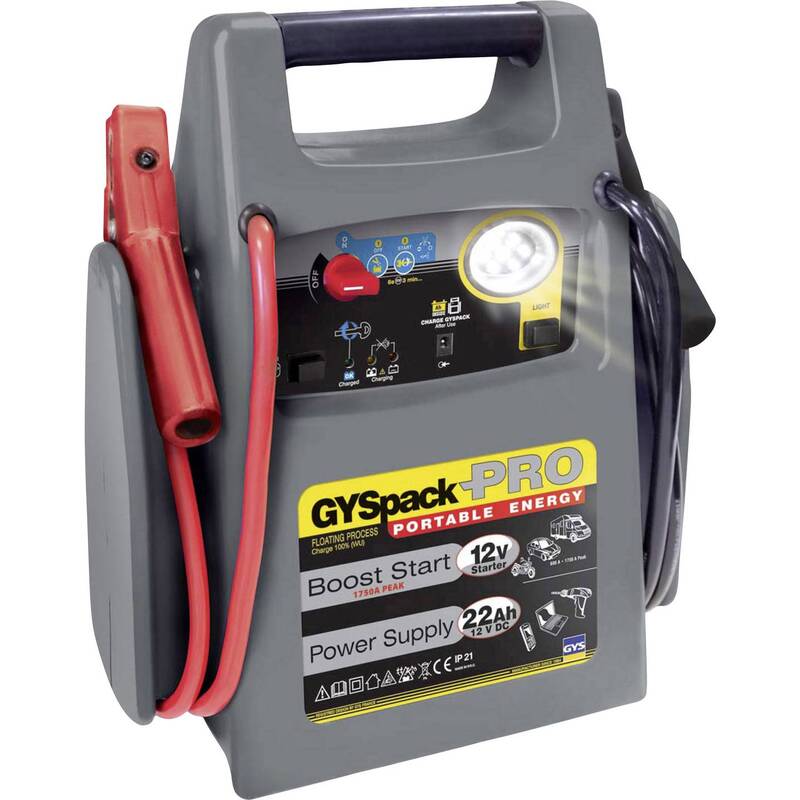 GYS Pack Pro 026155 Schnellstartsystem Starthilfestrom 12 V Stromspender Auto - 3154020026155