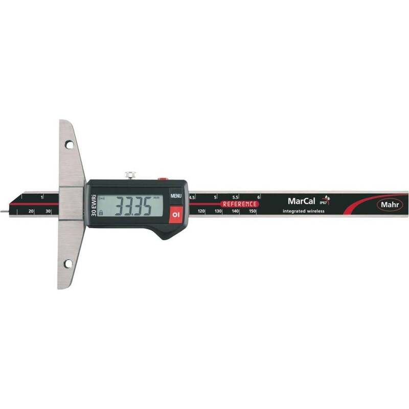 MAHR Tiefenmesser digital 300mm IP67 Edelstahl Präzisionsmessgerät 4126756 - 4059192003487