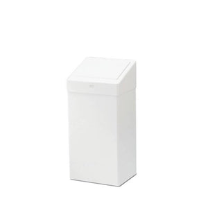 B-Ware Tork Mülleimer Abfallbehälter 50l Metall weiß Handtuchbehälter 341x706x258mm