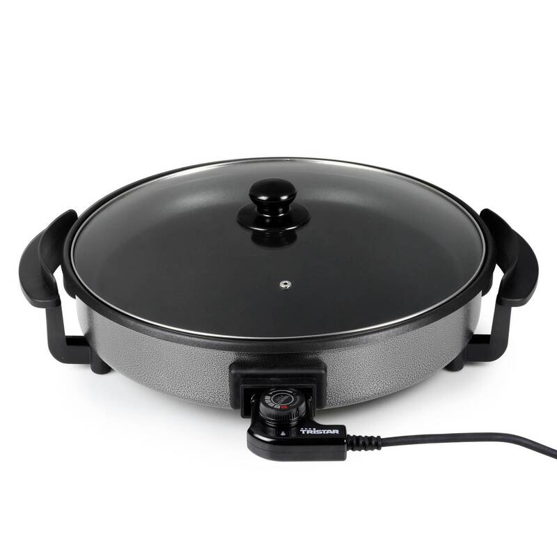 Tristar Partypfanne Elektropfanne PZ-2694 1500W Antihaftbeschichtung schwarz - 8713016029645