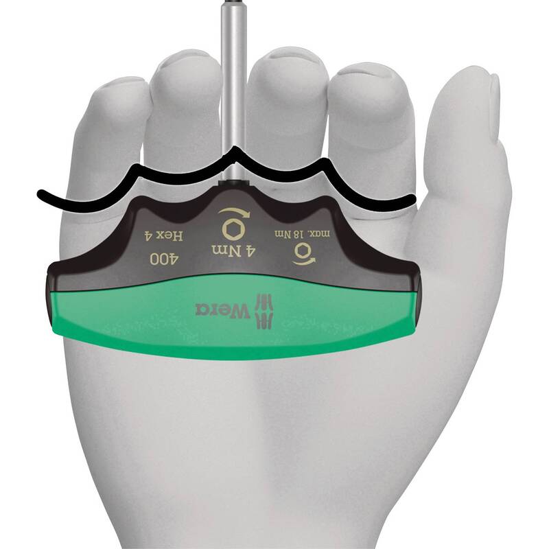 Wera 400 Hex Drehmomentindikator Schraubendreher Werkzeug Drehmomentprüfung - 4013288208835