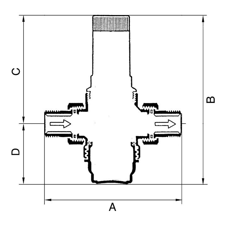Riegler Druckregler Trinkwasser R 1 1/4 1,5-6 bar Messing DVGW-geprüft max. 16 - 4047322011440