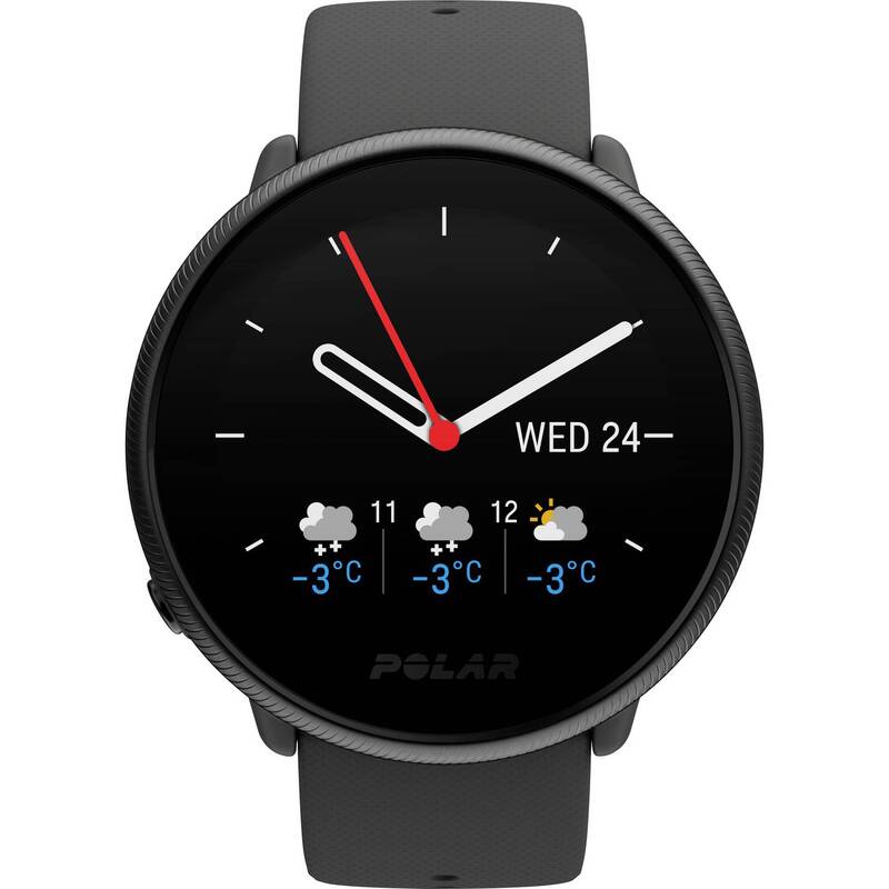 Polar Pulsuhr Fitnessuhr Ignite 2 Pulsmesser Smartwatch schwarz S/L wasserdicht - 0725882058139