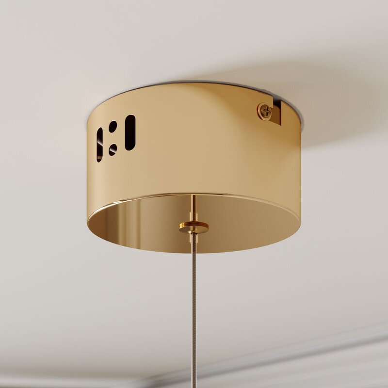 Lucande LED-Pendelleuchte Hayley Pendelleuchte Lampe Leuchte Glaskugel 1-fl gold - 4251096562439