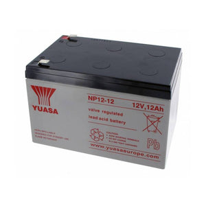 B-Ware Yuasa NP12-12 NP12-12 Bleiakku 12 V 12 Ah  Blei-Vlies AGM Flachstecker 6.35 mm