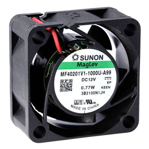 10x B-Ware Sunon Axiallüfter Ventilator Schwarz 40x40x20mm 15.11m³/h Thermoplast 10 STÜCK