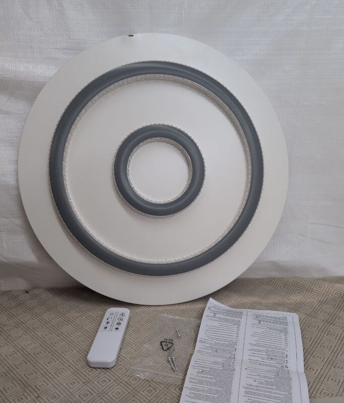 Globo Deckenlampe Deckenleuchte Jayden LED Lampe dimmbar grau Ø450mm 78cm - 9007371525843