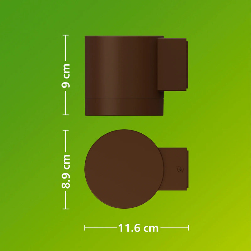 Philips Außenwandleuchte Fylx LED Gartenlampe Wandleuchte dimmbar braun IP44 - 8721103104939