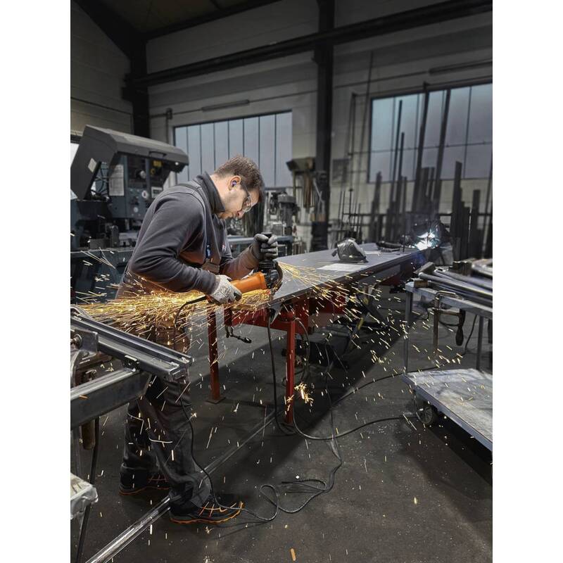 Fein Winkelschleifer Flex 125mm 1700W Trennschleifer Schleifer Metallwerkzeug 4m - 4014586900353