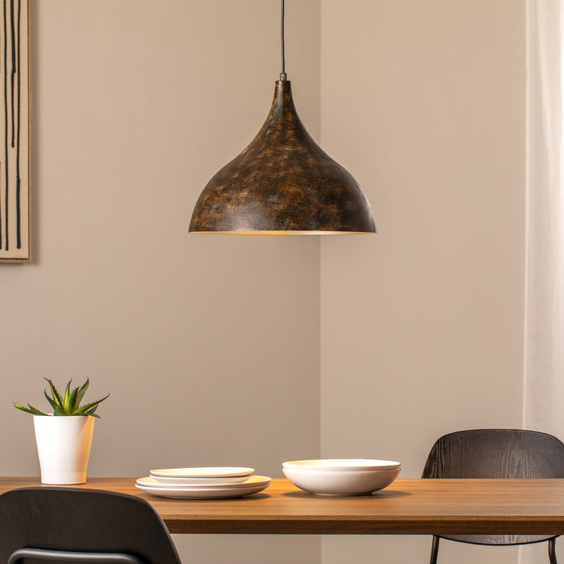 Opviq Pendelleuchte Hängelampe Bitlislim Ø41cm E27 antikbraun Metall - 8684283480289