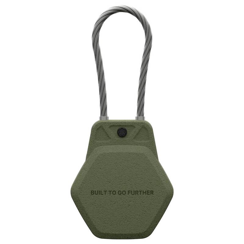 Urban Armor Gear SmartTag Schutzhülle Oliv für Apple AirTag wasserdicht robust - 0840283917523