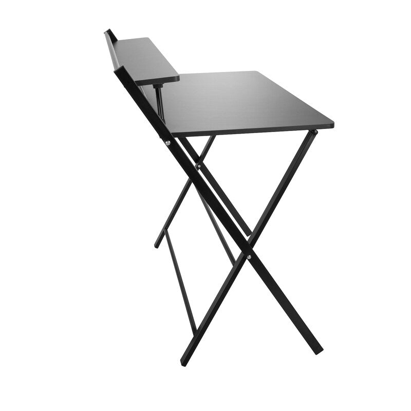 hjh OFFICE Schreibtisch Arbeitstisch EASY CLAP Computertisch Tisch 92x84 schwarz - 4064323020158