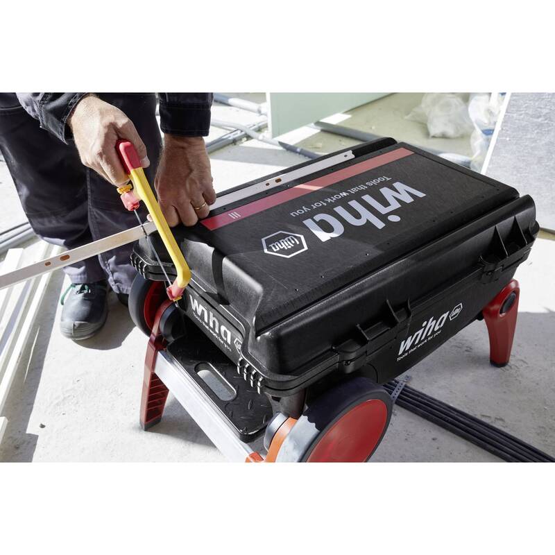 Wiha Werkzeugkoffer Handwerker 104-teilig Profi Set Elektriker schwarz 680x497mm - 4010995441289