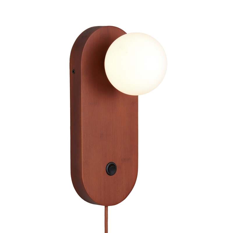 GOOD & MOJO Wandlampe Java LED Lampe Leuchte Wandleuchte dimmbar braun 75x20cm - 8716248100014