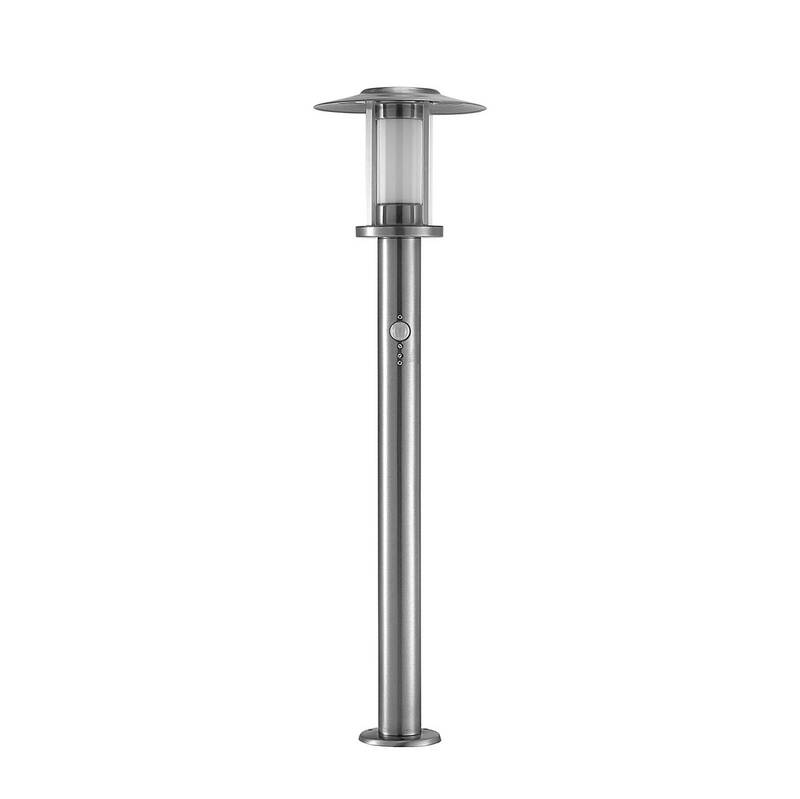 Lampenwelt Wegeleuchte Wegelampe LED Sensor Edelstahl Gregory Außenlampe - 4251096553192