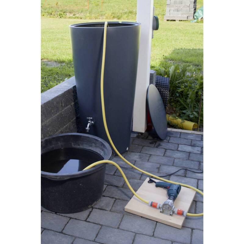 Wolfcraft Bohrmaschinenpumpe selbstansaugend 3000l/h 2800U/min robust - 4006885220003