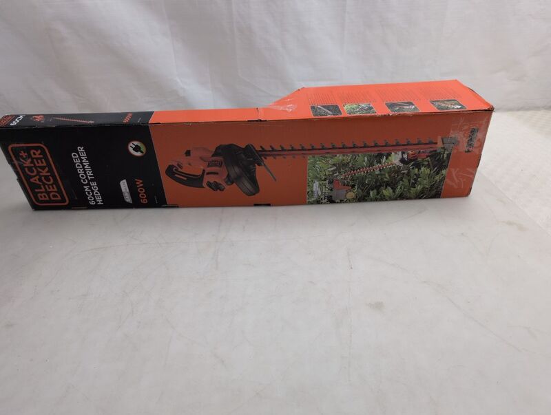 Black & Decker Heckenschere Elektro 600W 600mm Strauchschneider Astschneider - 5035048678145