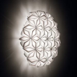 B-Ware Slamp Deckenleuchte Lampe La Vie L weiß Polymer Breite 71cm E27 LED dimmbar