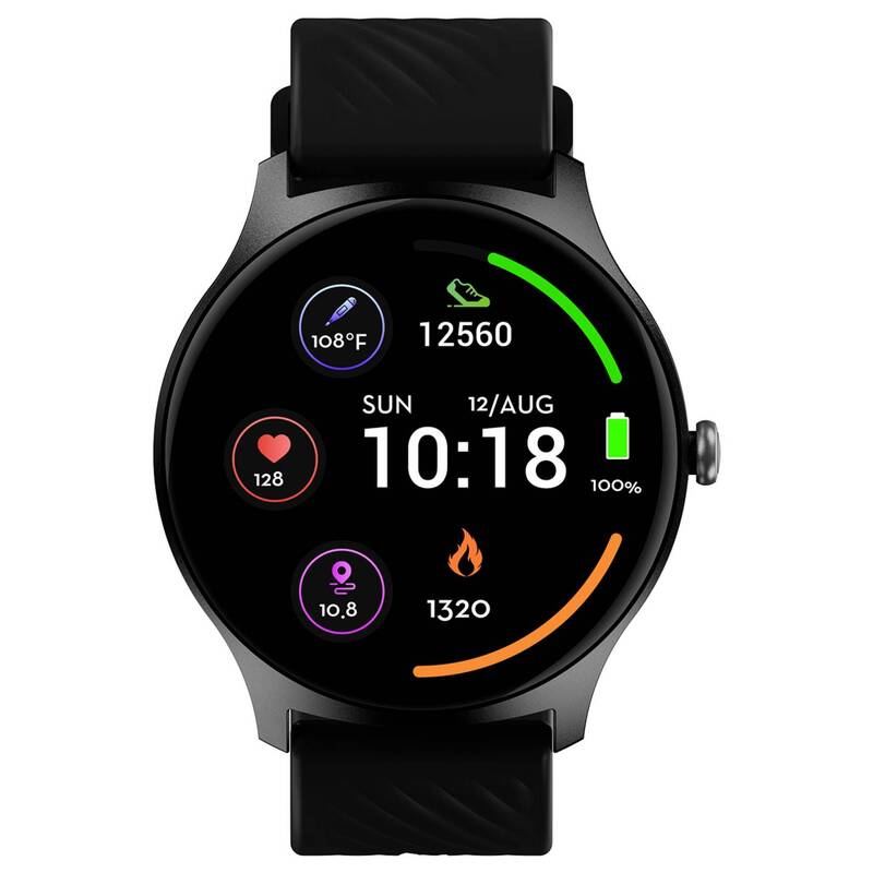 Denver Smartwatch SWC-387B schwarz Fitnessuhr Anruf SMS Benachrichtigung 1,43 - 5706751081972