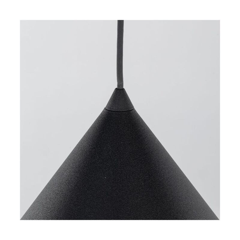 TK Lighting Hängeleuchte Cono 1-flammig LED Pendelleuchte dimmbar schwarz Ø50cm - 5906135100590