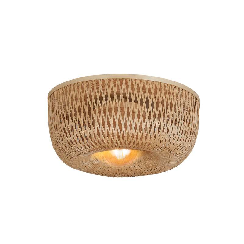 GOOD & MOJO Deckenlampe Barbados LED Lampe Leuchte dimmbar natur Ø35cm Bambus - 8716248096683