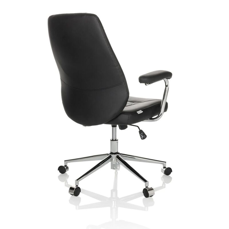 hjh OFFICE Drehstuhl Bürostuhl THEO I Kunstleder schwarz Chefsessel - 4064323035831