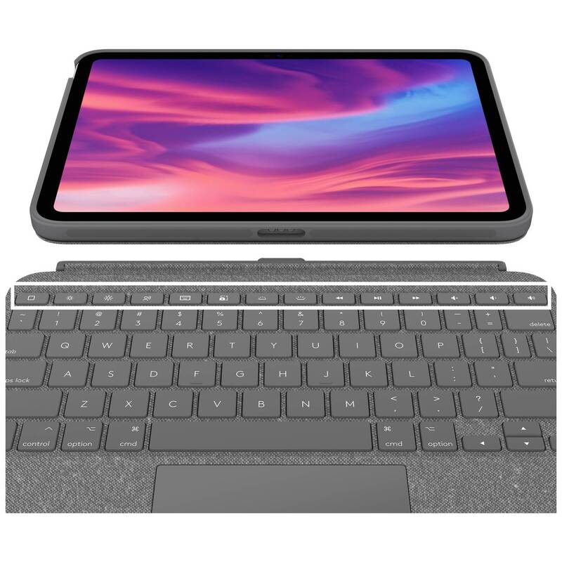 Logitech Combo Touch Keyboard Case for iPad in Oxford Grey - 5099206107601
