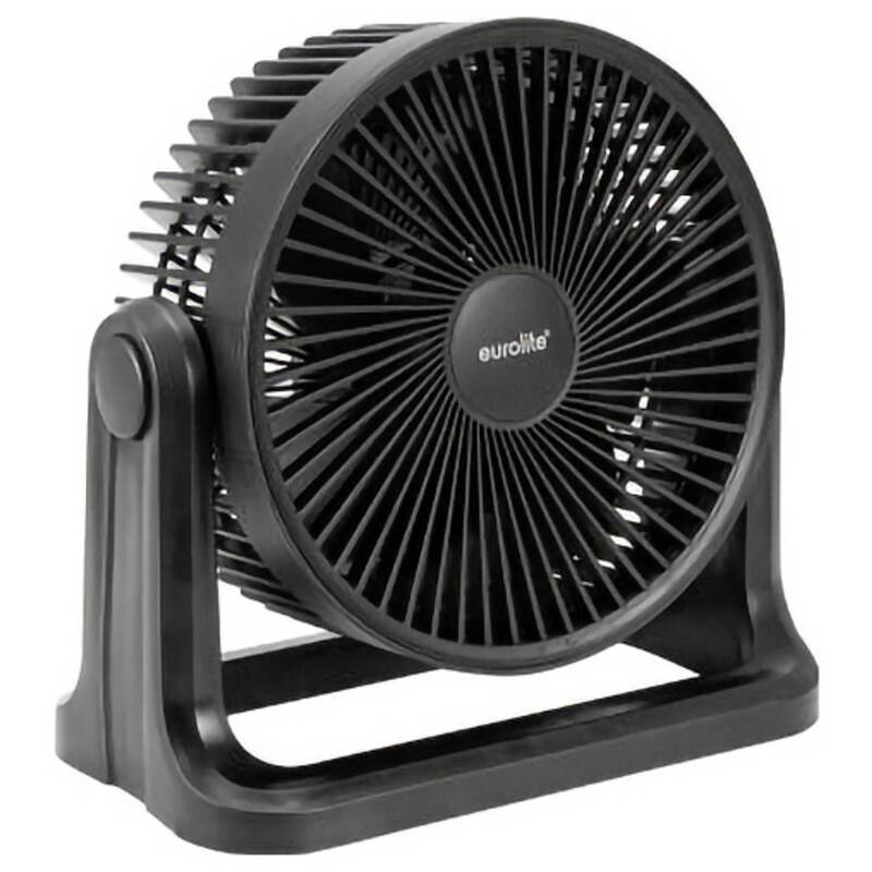 Eurolite Tischventilator Ventilator Mini 10W schwarz 230mm Durchmesser 265mm - 4026397726220
