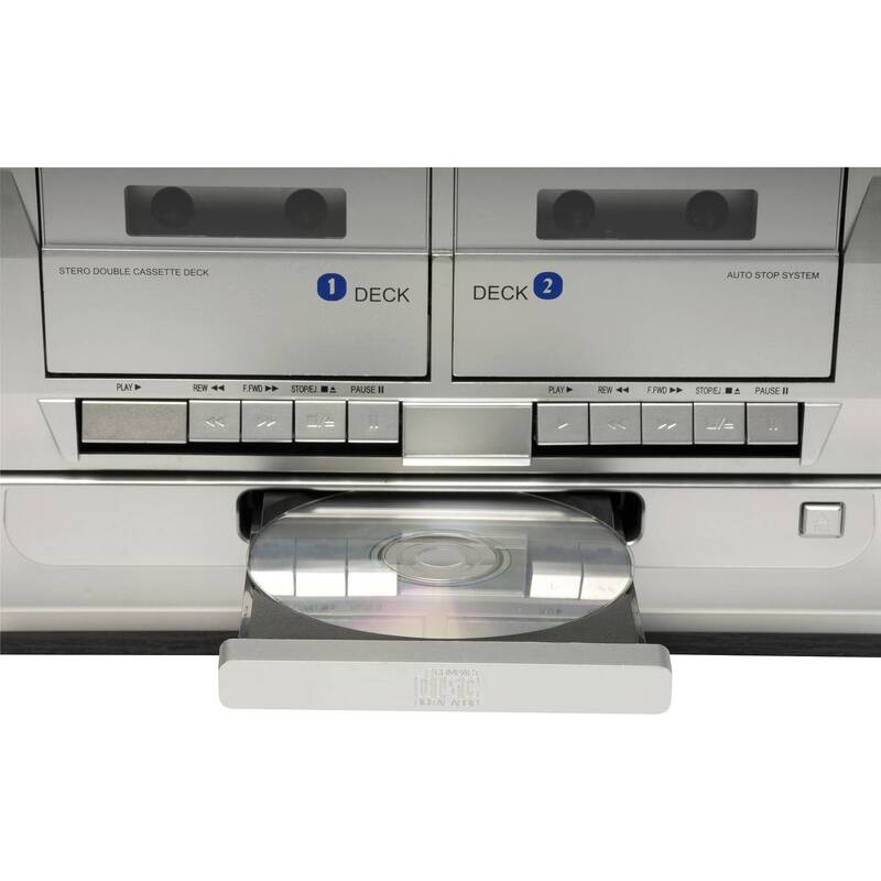 Denver Stereoanlage DAB+ MRD-166 Plattenspieler USB Aufnahmefunktion schwarz - 5706751051906