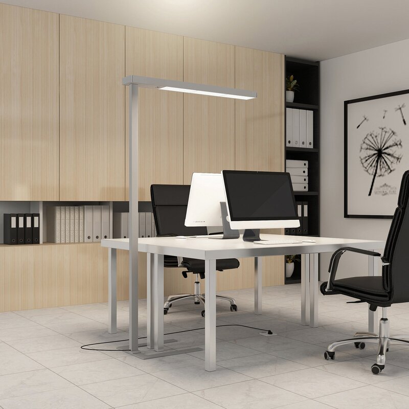 Arcchio Stehlampe Büro Stehleuchte LED Susi silber Sensor Touchdimmer dimmbar910 - 4251096596939