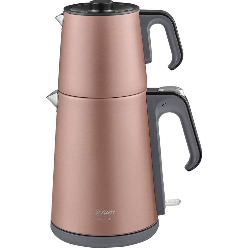 Arzum Teekocher Teebereiter Cay Sefasi Teekanne Granatapfel Warmhaltefunktion - 8693184911570