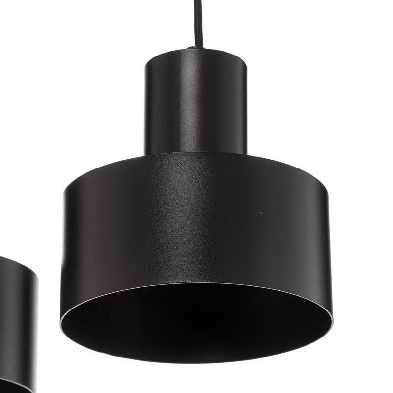 Euluna Hängeleuchte Rif 4 Pendelleuchte Deckenlampe linear 4-flammig E27 schwarz - 5907554415081