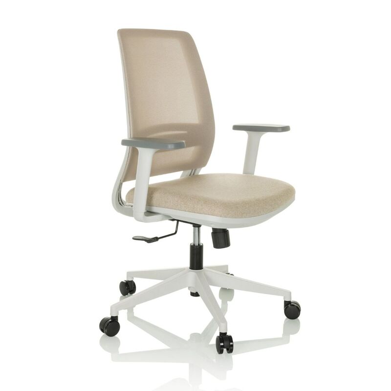 hjh OFFICE Bürostuhl Drehstuhl Stuhl Netzstoff höhenverstellbare Lordosenstütze - 4064323037231