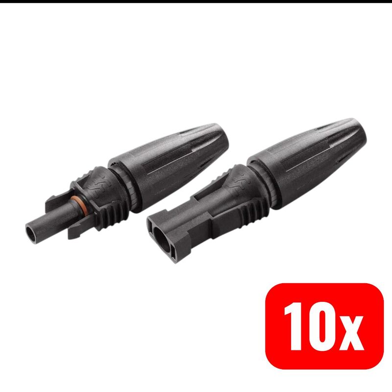 Weidmüller Photovoltaik-Steckverbinder PV-STICK SET Schwarz IP65 1000V 30A 1 St. - 4050118225723
