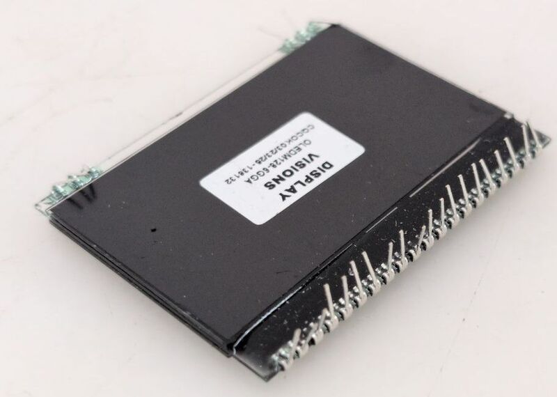 DISPLAY VISIONS OLED-Display Grafik-OLED 128x64 Pixel 55x43mm Schutzglas gelb - 2050006563953