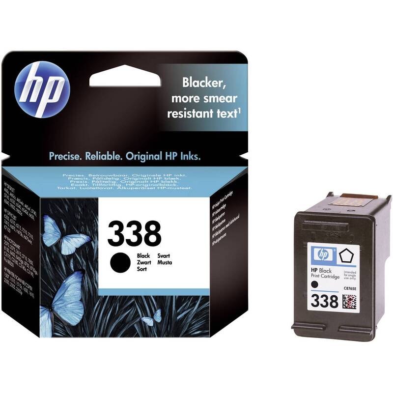 HP Druckerpatrone 338 Original Schwarz C8765EE Tinte für Deskjet 460 Drucker - 0829160180175