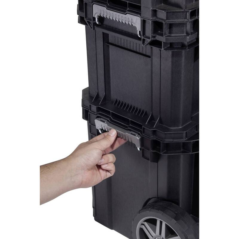 Keter Werkzeugkasten Werkzeugbox schwarz praktische Aufbewahrung für Werkzeuge - 7290106934221