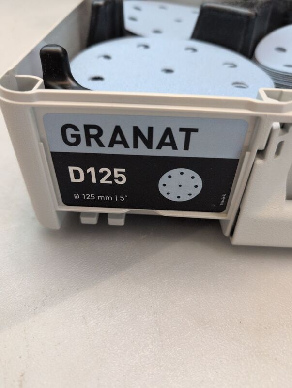 Festool Schleifmittel Schleifscheiben-Box Granat D125 GR Systainer SYS3 M 112 - 4014549440612