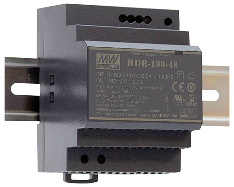 Mean Well Hutschienen-DC/DC-Wandler DIN-Rail 2.1 A 100.8 W Hutschienen-Netzt359 - 4021087101028