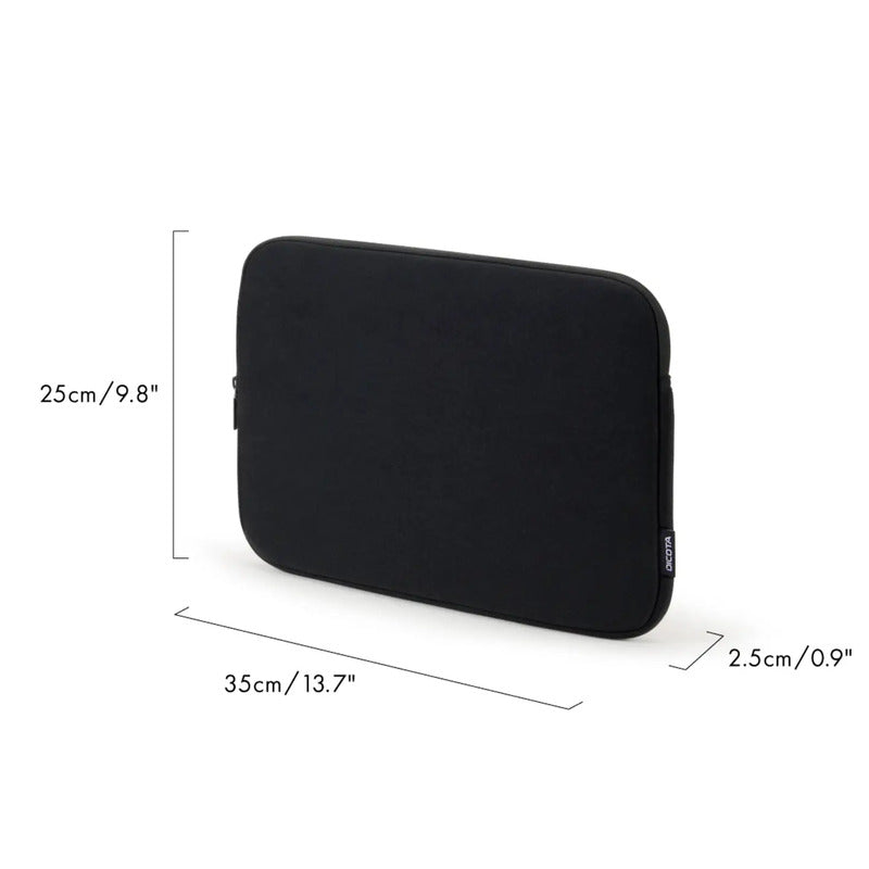 Dicota Notebook Hülle Sleeve 33,02cm bis 33,78cm Schutzhülle schwarz 350x250mm - 7640239421615