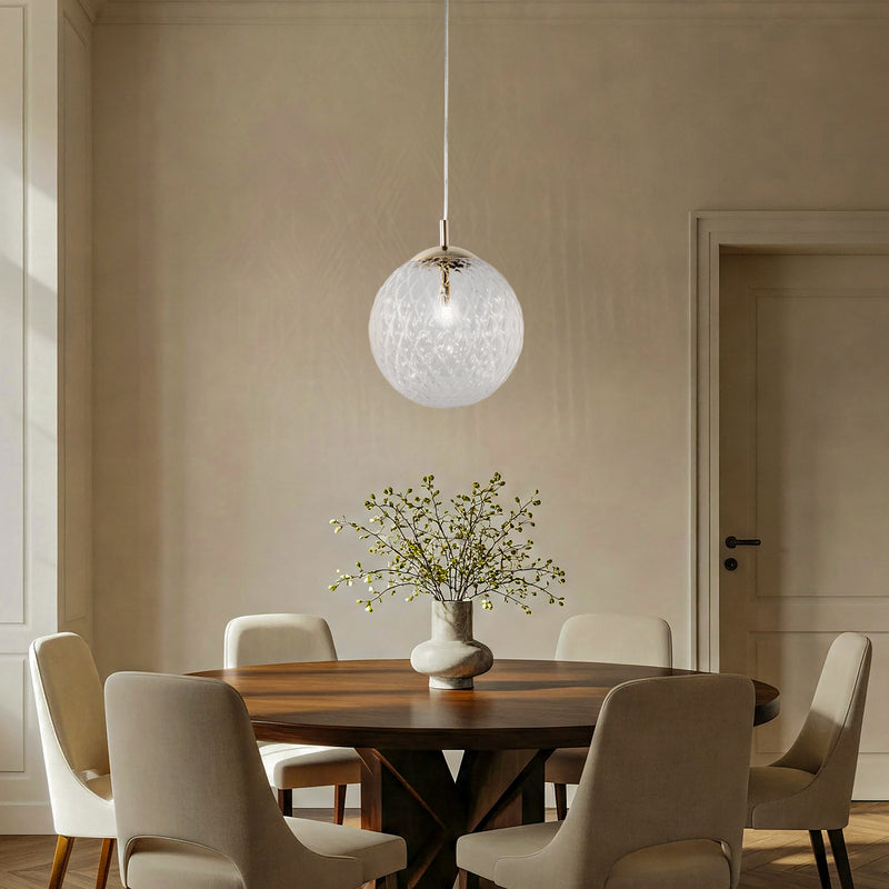 Pendelleuchte Cadix Glas 30 cm einflammig klar gold dimmbar IP20 6 W G9 - 5901780546106
