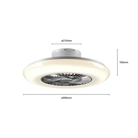 Starluna Madino LED-Deckenventilator Deckenlampe Lampe Leuchte SIEHE TEXT/FOTO - 4251096599114