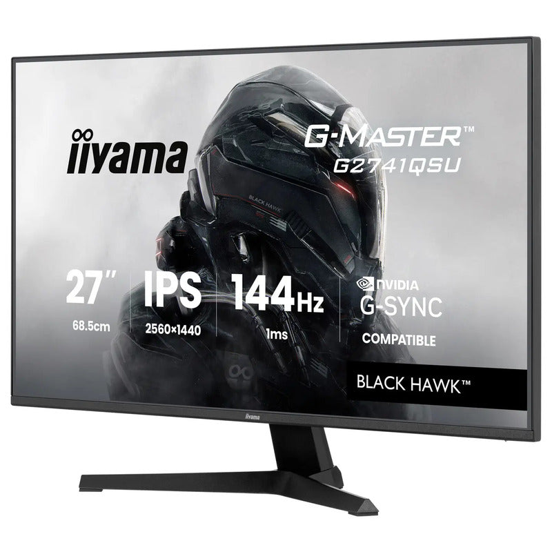 Iiyama Gaming Monitor 27 Zoll G-Master Black Hawk 2560x1440 IPS 144Hz schwarz - 4948570126873