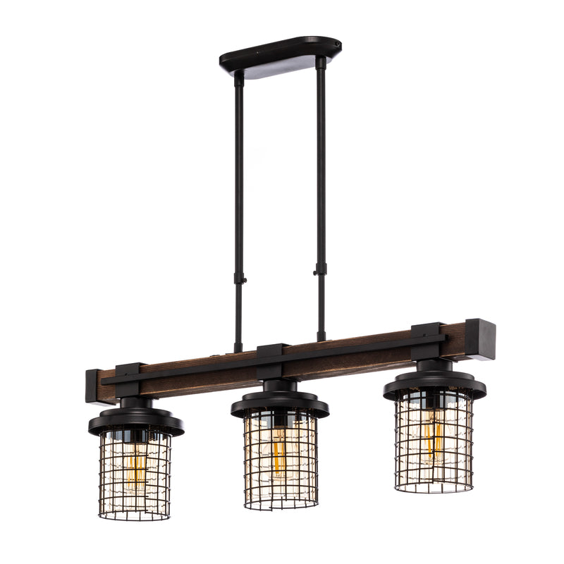 Avonni Hängeleuchte AV-4216-3EY Deckenlampe Pendelleuchte höhenverstellbar 3flg - 8698957130561