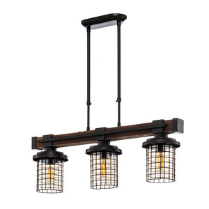 B-Ware Avonni Hängeleuchte AV-4216-3EY Deckenlampe Pendelleuchte höhenverstellbar 3flg