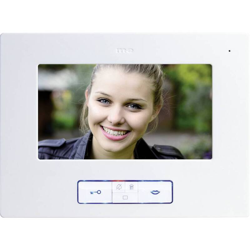 m-e Vistus VD ALU-6710 A Video-Türsprechanlage Komplett Set Kabelgebunden 3.5 Z - 4250109170807