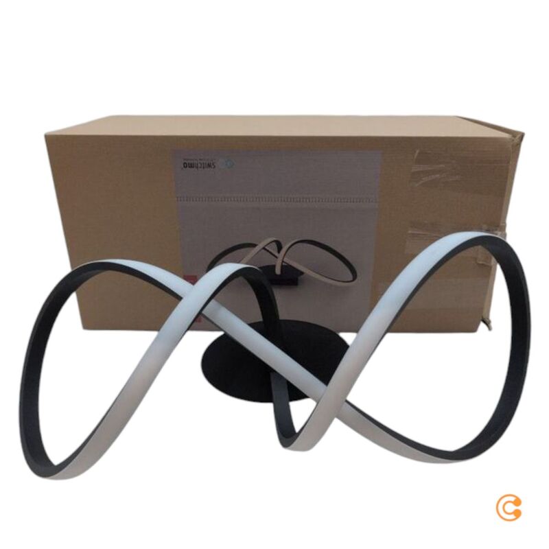 JUST LIGHT Deckenleuchte dimmbar Maria LED Lampe Leuchte schwarz 61x24,5cm - 4043689975777