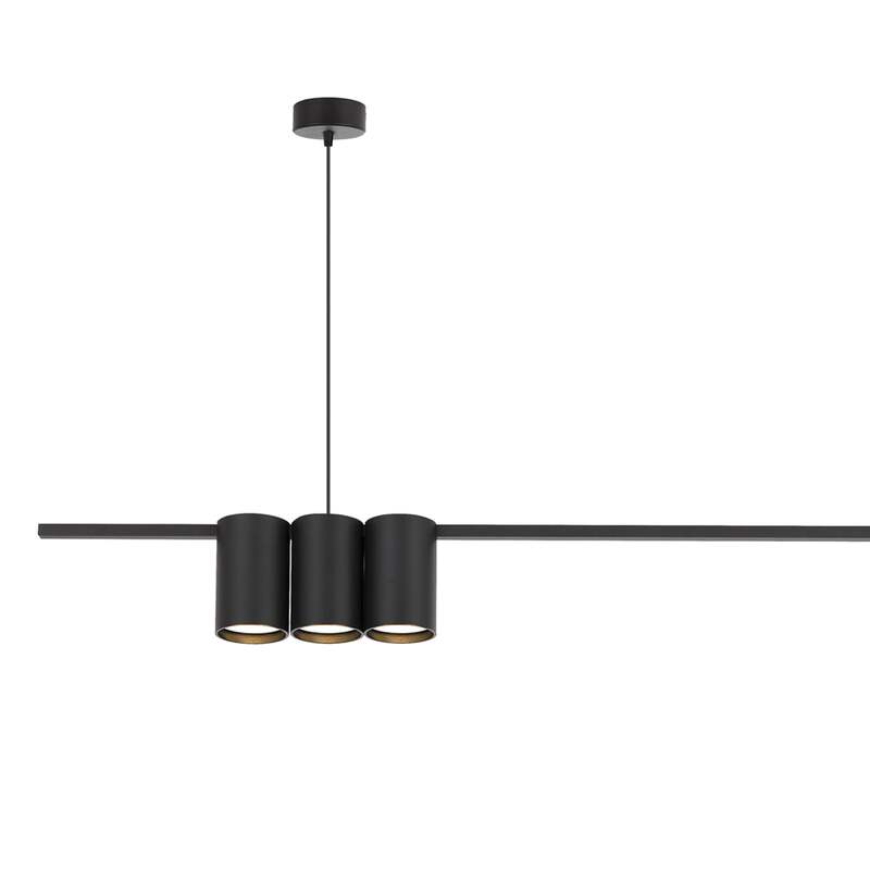 Genesis Hängeleuchte Pendelleuchte Lampe schwarz Aluminium Wohnzimmer 100 cm - 5902693803676