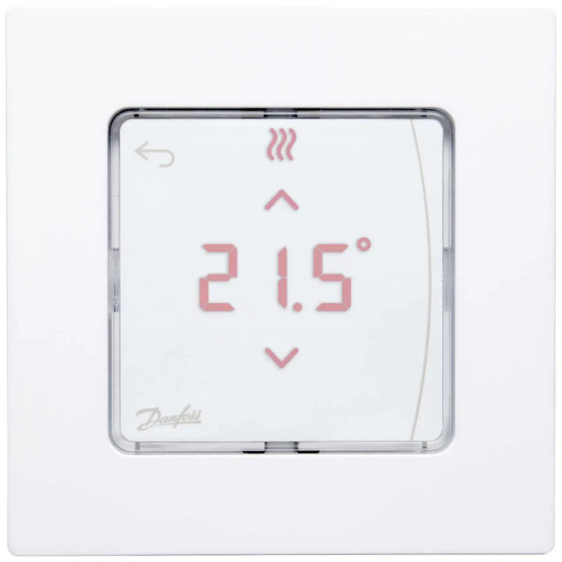 Danfoss Raumthermostat Funk AP m.Display Danf. Icon #088U1081 Heizkörper weiß - 5702425147562